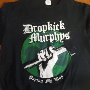 Mens mediumn Dropkick Murphy's tour shirt